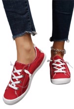 Sneakers/gårdsangersko - fede røde sko